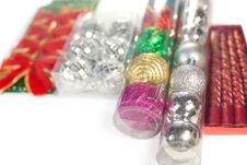 Boxes With Christmas Ornaments Royalty Free Stock Photo Boxes With Christmas Ornaments Royalty Free Stock Photo