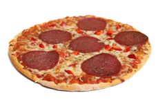 Pizza Salami Stock Photo Pizza Salami Stock Photo