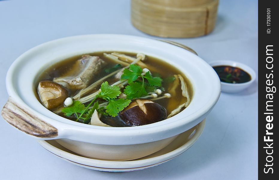 Pork Rib Soup with 15 Chinese Herbs. Pork Rib Soup with 15 Chinese Herbs