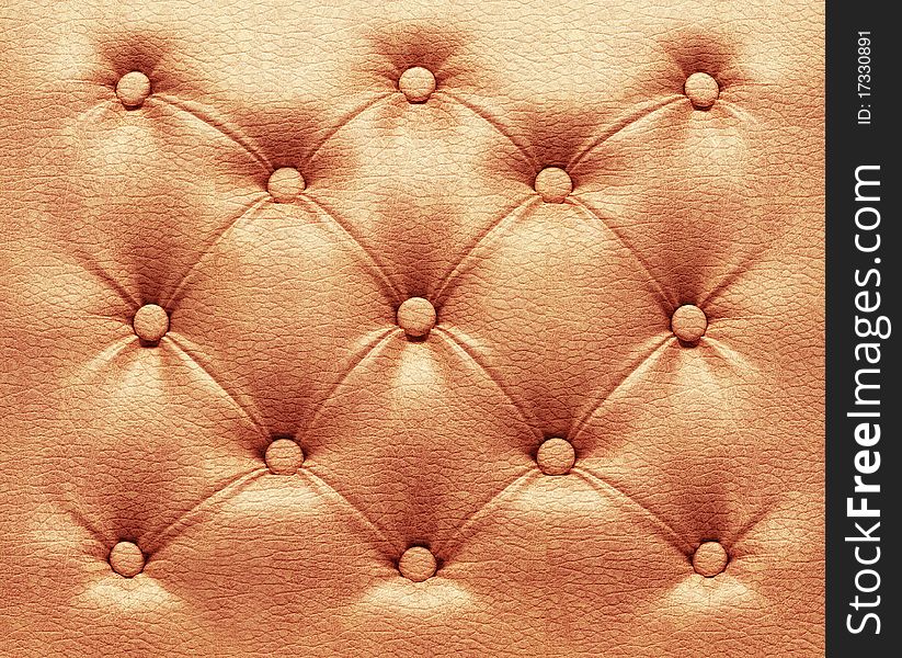 Luxury decorated leather close-up texture