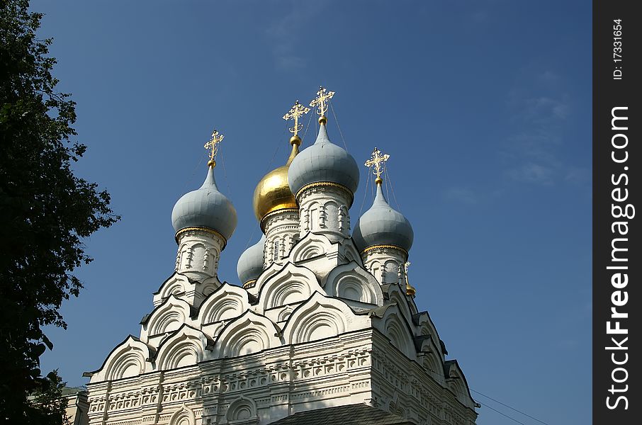 Church of St. Nicholas in Pyzhah (1670),Moscow