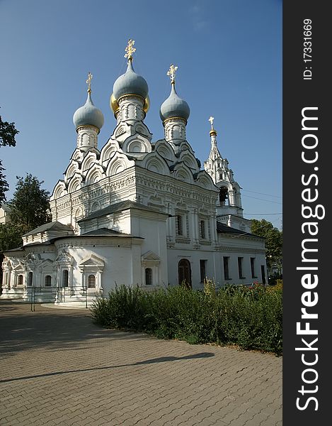 Church of St. Nicholas in Pyzhah (1670), protected by the state, Moscow, Russia. Church of St. Nicholas in Pyzhah (1670), protected by the state, Moscow, Russia