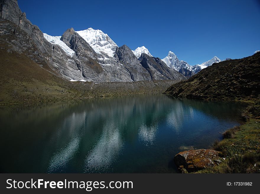 The amazing view from Huayhuash, Peru. The amazing view from Huayhuash, Peru