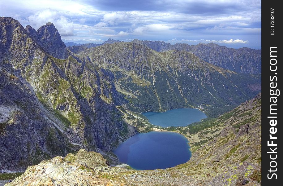 Beautiful polish Tatra mountains landscape. Beautiful polish Tatra mountains landscape