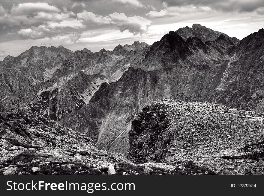 Beautiful polish Tatra mountains landscape. Beautiful polish Tatra mountains landscape