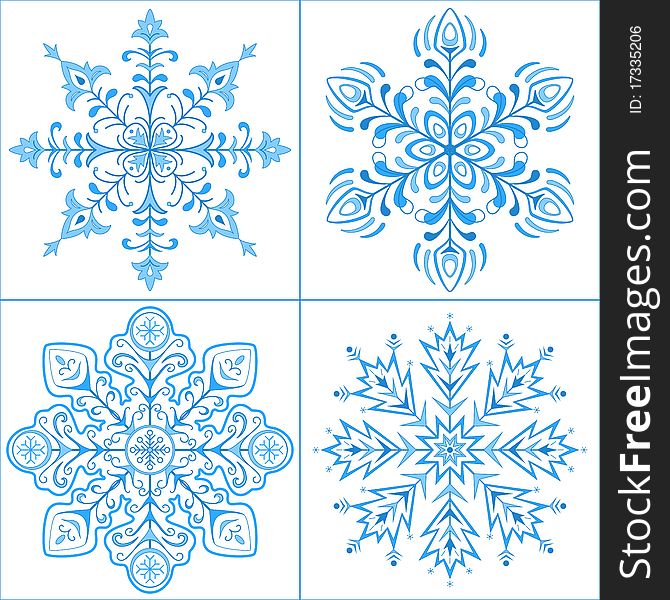 Snowflakes nature object, isolated, christmas , set. Snowflakes nature object, isolated, christmas , set