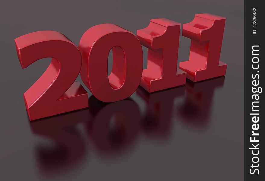 Rendered of 2011 for the new year