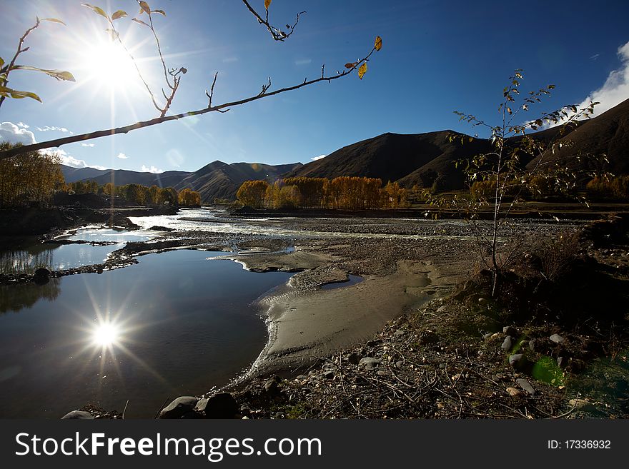 Valley of chuanxi plateau