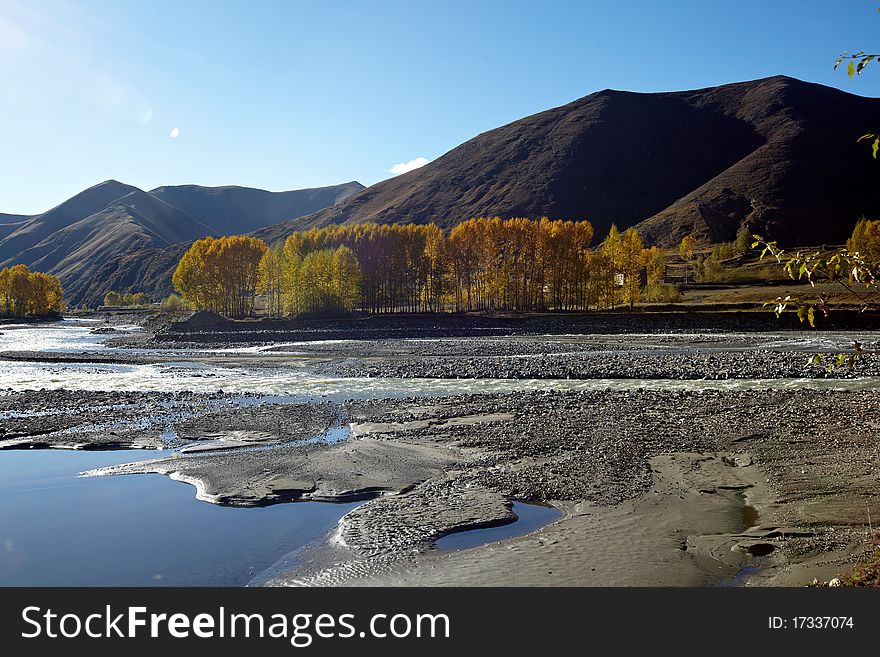 Valley of chuanxi plateau,near xinduqiao,where knows as heaven of photography