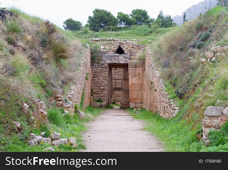 Tholos Tomb Of Aegisthus, Mycenae,