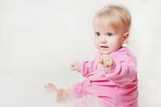 Portrait Of A Little Baby Royalty Free Stock Images