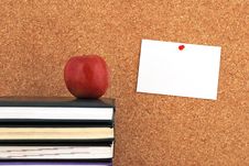 Apple And Books Royalty Free Stock Photography Apple And Books Royalty Free Stock Photography