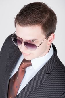 Young Businessman With Sunglasses Stock Photo Young Businessman With Sunglasses Stock Photo