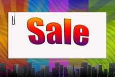 Word Sale Stock Photography