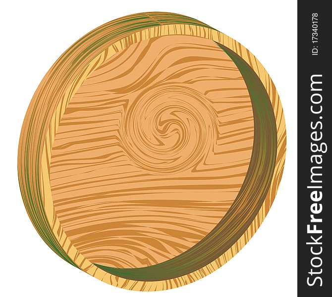 3d Wooden Label