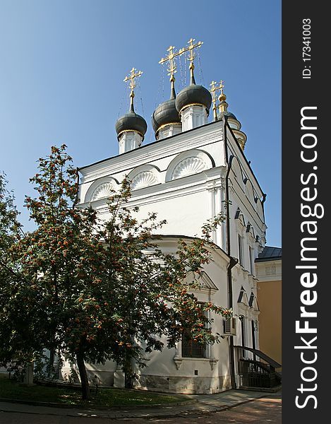 Church of St. Nicholas in Pyzhah (1670), protected by the state, Moscow, Russia. Church of St. Nicholas in Pyzhah (1670), protected by the state, Moscow, Russia