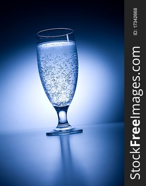 Photo of glassware with backlight