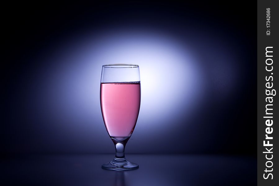 Photo of glassware with backlight