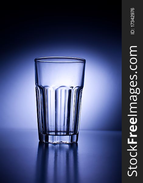 Photo of glassware with backlight