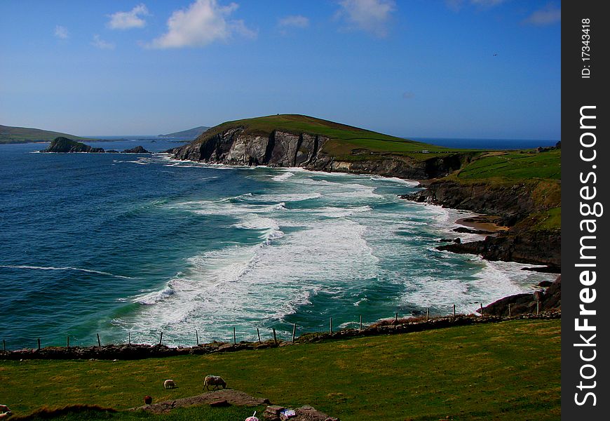 Dingle beach in county Kerry in Ireland