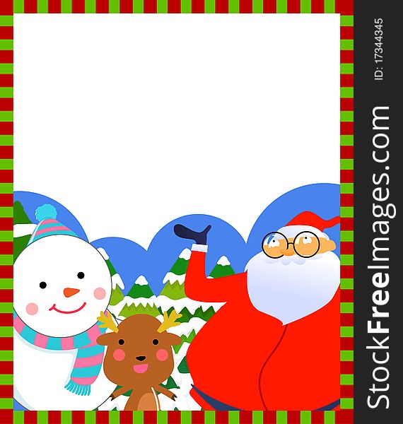 Christmas frame