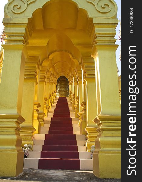 Way up the stairs Pagoda. Way up the stairs Pagoda.