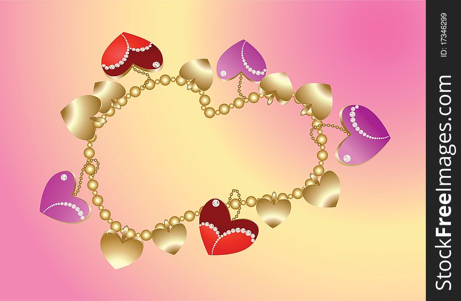 Bangle With Hearts