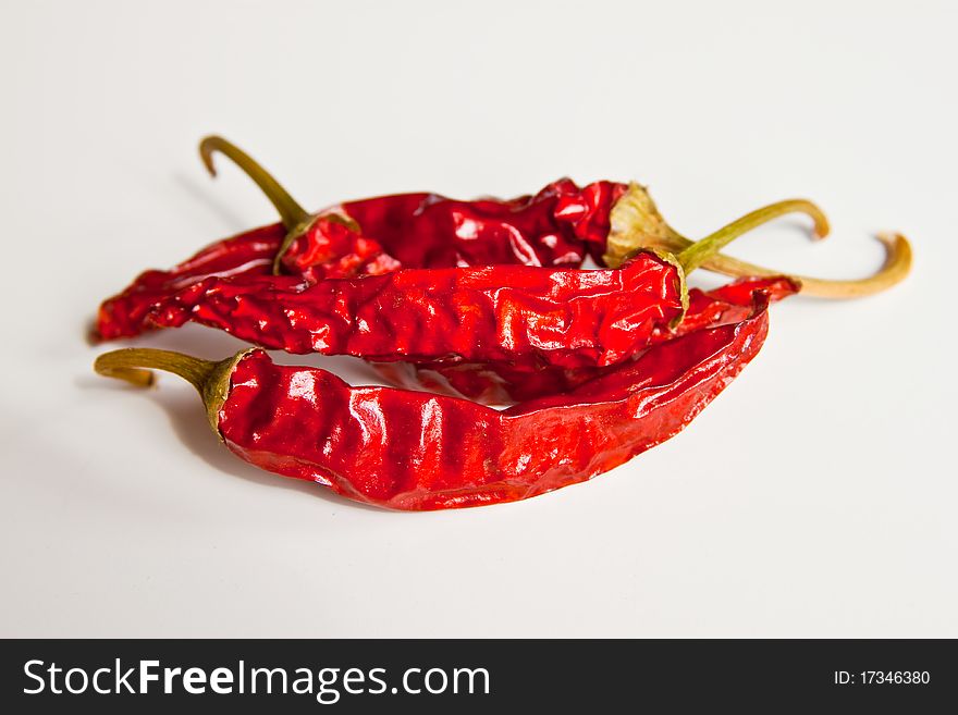 Red chili pepper in closeup view
