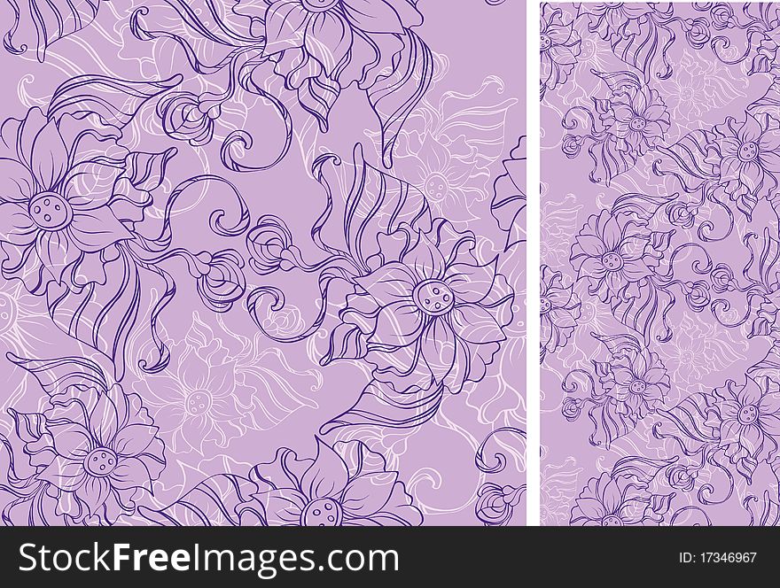 Pattern With Decorative Flowers