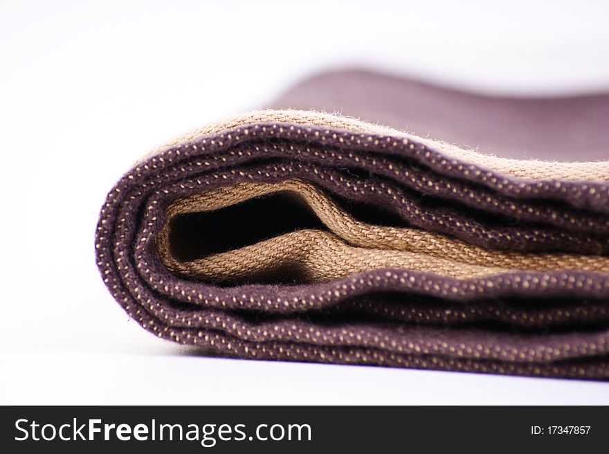 brown bath towel