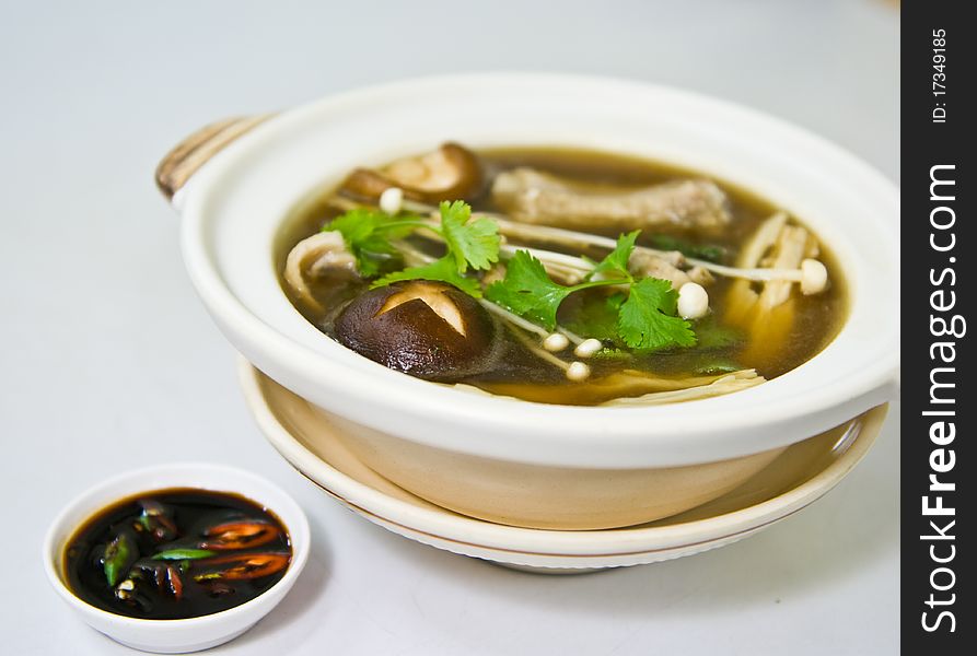 Pork Rib Soup with 15 Chinese Herbs. Pork Rib Soup with 15 Chinese Herbs