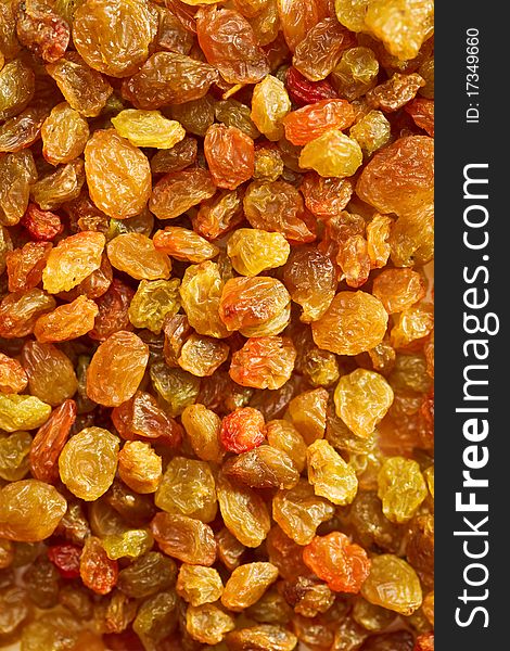 Background of tasty dried raisin. Background of tasty dried raisin