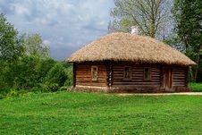 Ancient Russian Log Hut Royalty Free Stock Photo Ancient Russian Log Hut Royalty Free Stock Photo