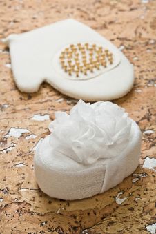 Bath Sponge And Bast Stock Images Bath Sponge And Bast Stock Images