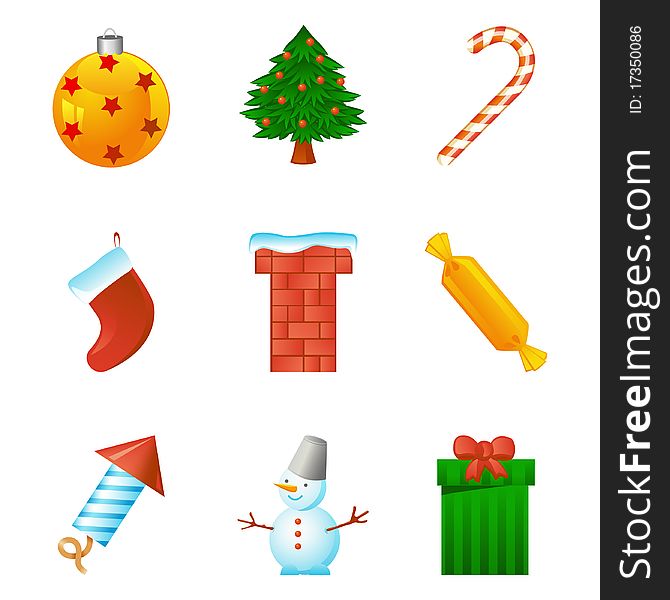 Set of various festive objects/symbols. Gradient mesh used in the petard illustration. Set of various festive objects/symbols. Gradient mesh used in the petard illustration.