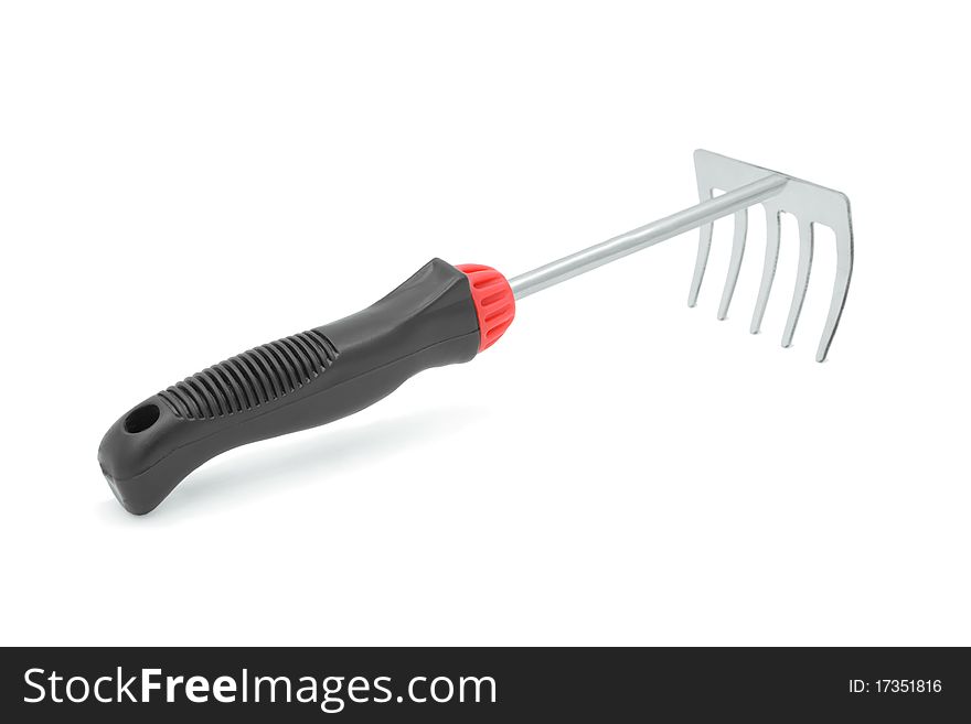 Garden fork isolated on white background