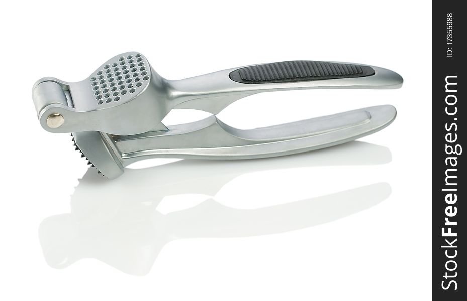 Closeup Garlic Press