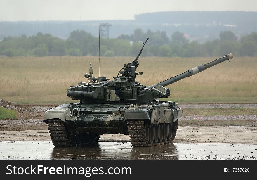 T-90 Is A Russian Main Battle Tank