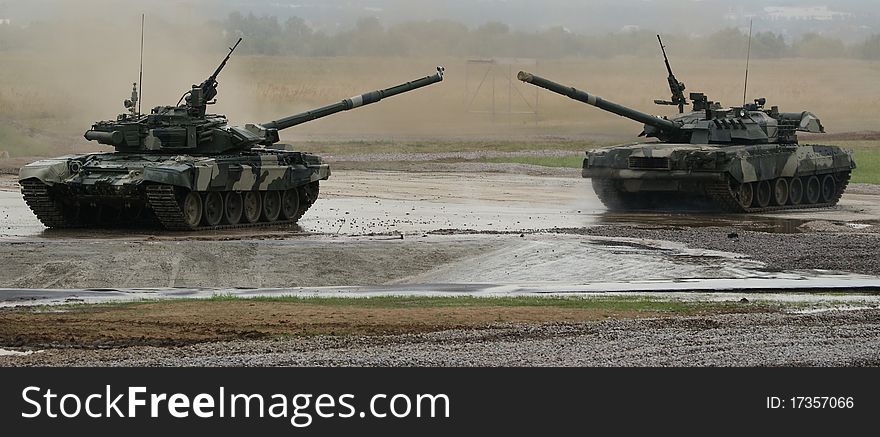 T-90 Is A Russian Main Battle Tank