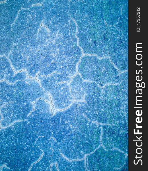 Texture of abstract blue Rough old wall background