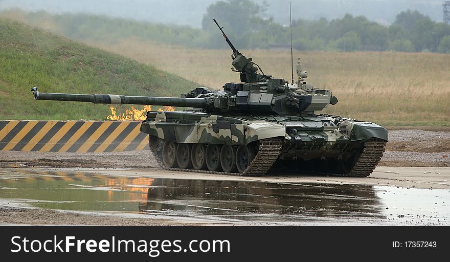 T-90 is a Russian main battle tank