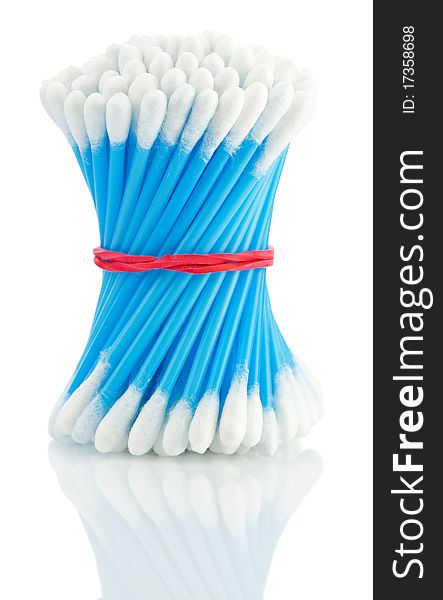 Blue Cotton Swabs