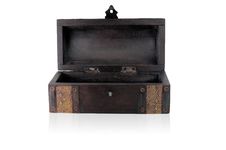 Wooden Chest Open Royalty Free Stock Image Wooden Chest Open Royalty Free Stock Image
