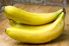 Ripe Yellow Organic Bananas Stock Images Ripe Yellow Organic Bananas Stock Images