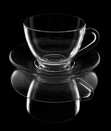 Empty Glass Cup Royalty Free Stock Images