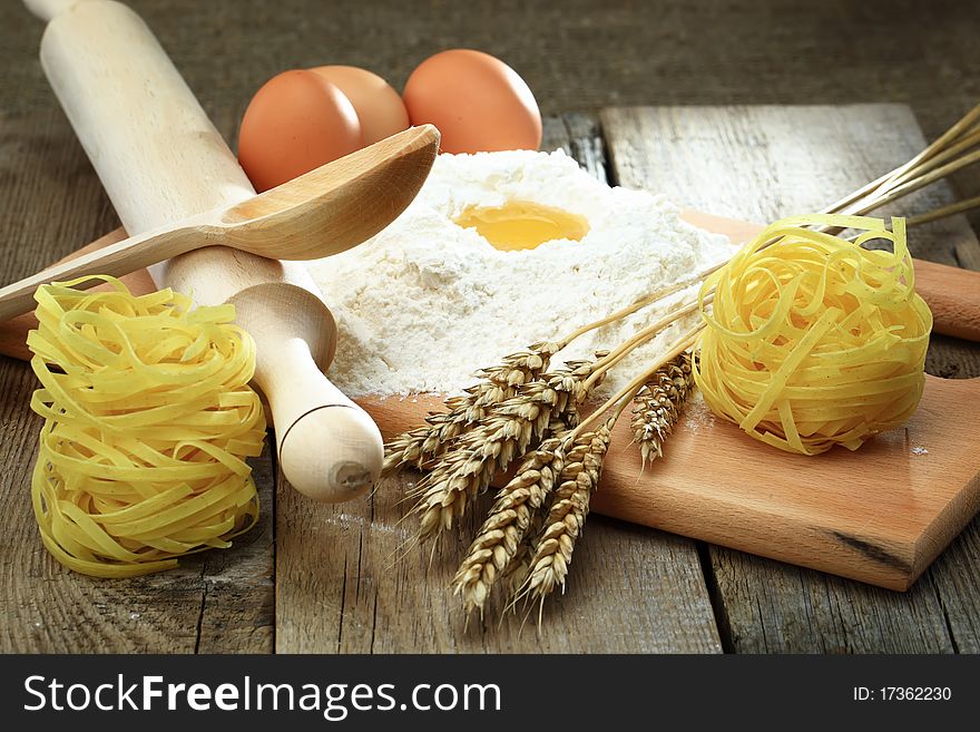 Egg Into Flour