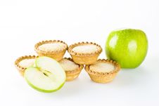 Apple Pies With Apples Stock Photography