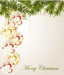 Red End White Transparent Christmas Ball Royalty Free Stock Image Red End White Transparent Christmas Ball Royalty Free Stock Image