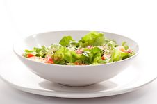 Fruit And Vegetable Salad Royalty Free Stock Images