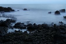 Evening Coastline Stock Photography Evening Coastline Stock Photography